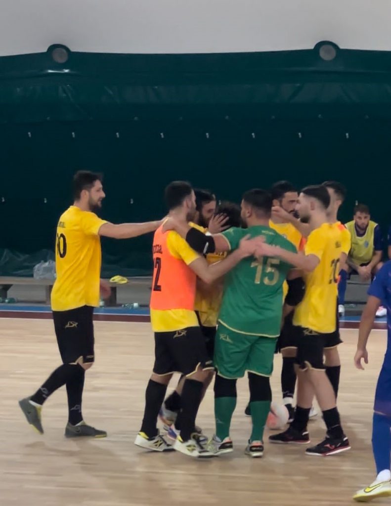 La gioia della Marcianise Futsal Academy