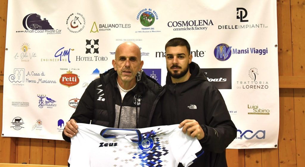 Mattia Russo con il ds Marcello Esposito