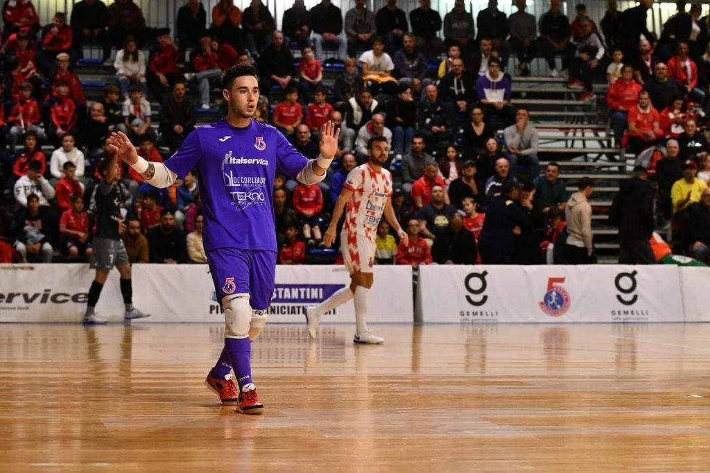 Giorgio Luberto con la maglia dell'Italservice