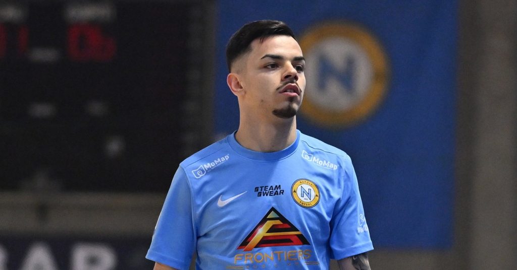 Tommaso Colletta in maglia Napoli Futsal Foto: Pinelli