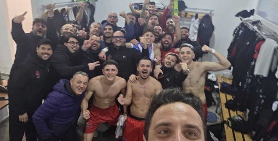 La gioia della Virtus Terzigno, neo-capolista