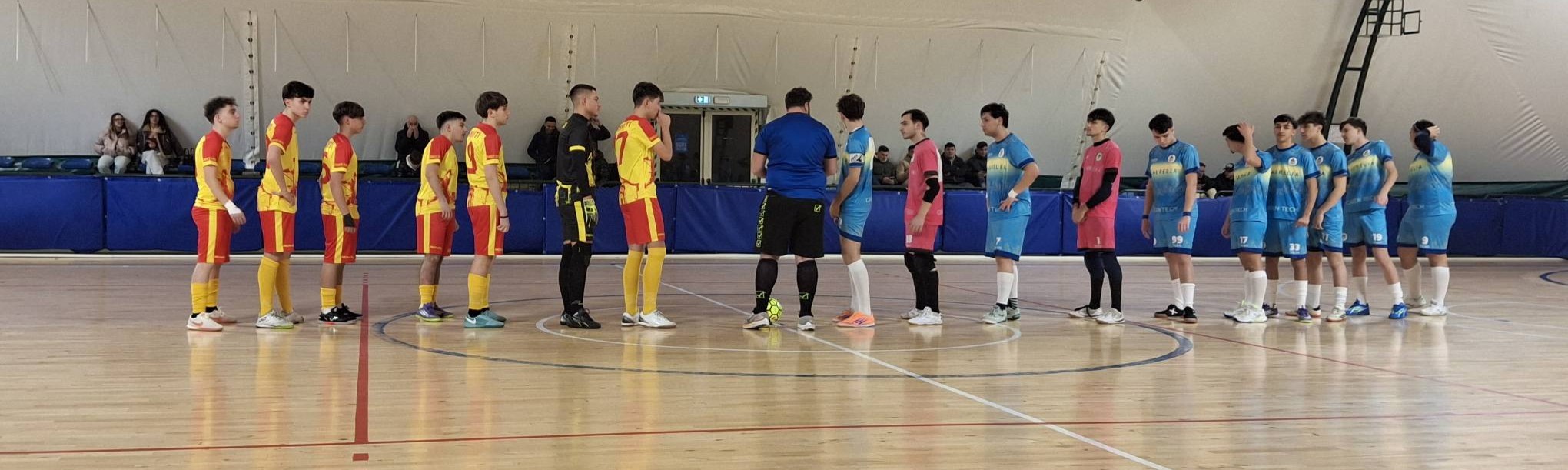 Uno scatto del recupero tra Città di Gragnano e Sanniti FS