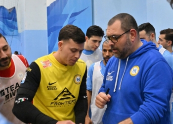 Il Napoli torna al PalaVesuvio, c’è l’Ecocity. Angelini: “Lavorato tantissimo nella sosta, allenare questi campioni per me è semplice”