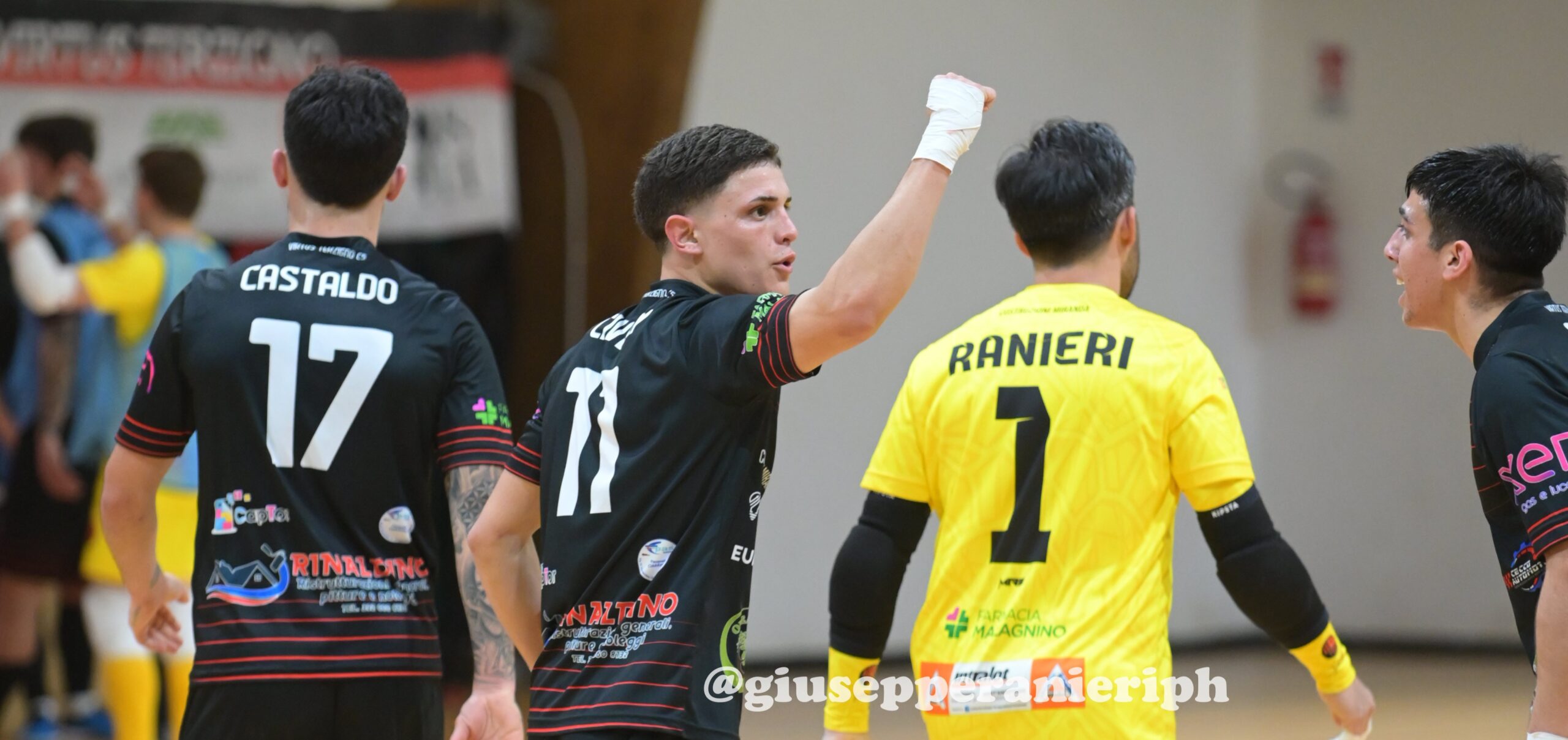 Octavio Civelli, autore di tre reti a Campagna per la Virtus Terzigno
foto: Ranieri