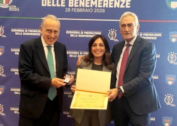 Benemerenze FIGC, Giuliana Tambaro premiata a Fiumicino per i vent’anni da dirigente