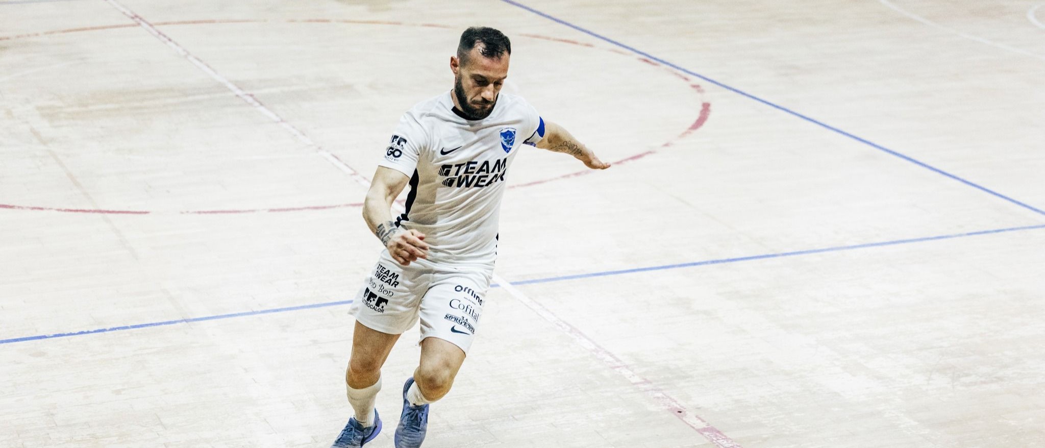 Stefano Esposito, capitano Junior Domitia in una foto di Sollo