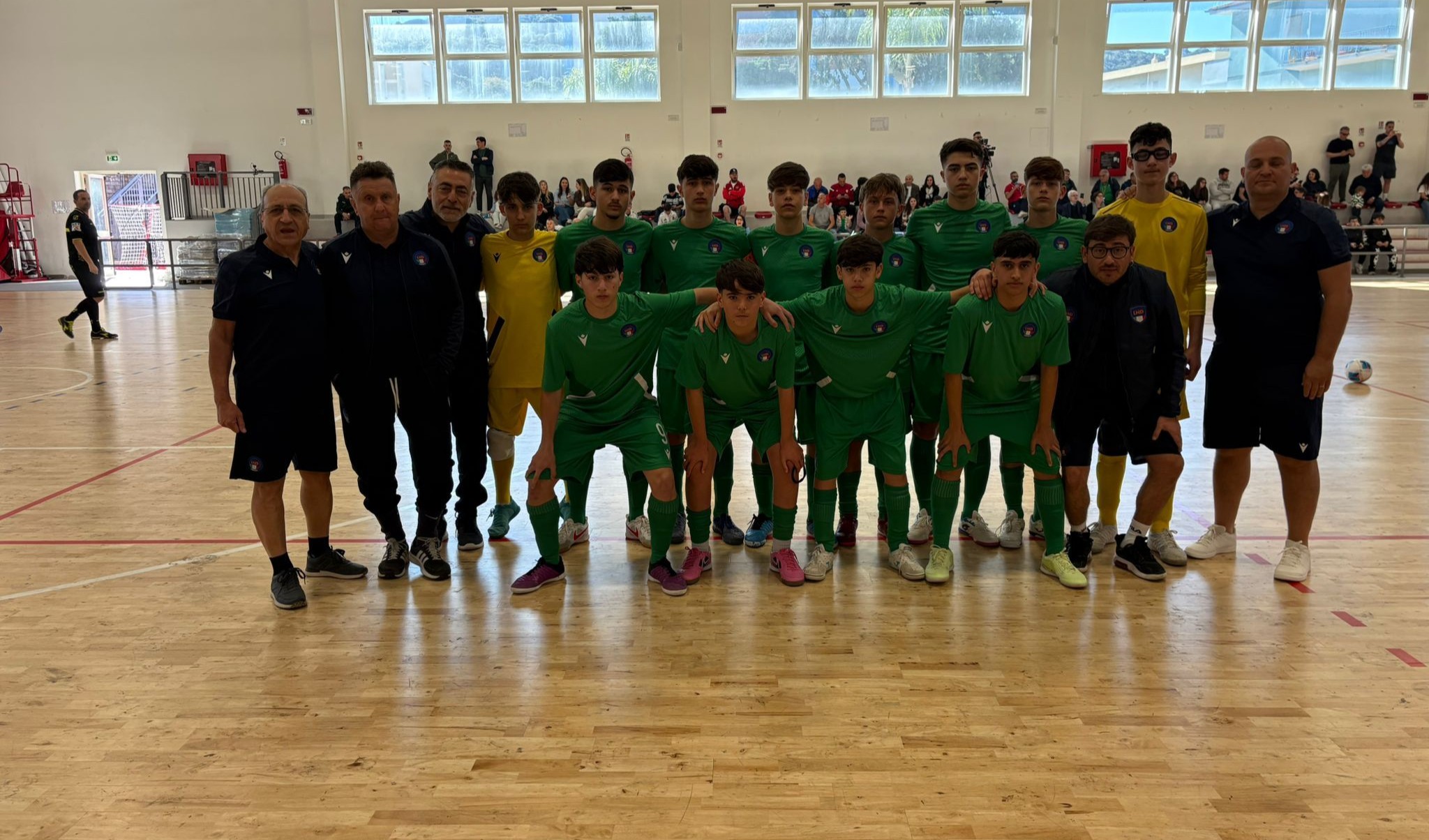 L'U15 vittoriosa con l'Abruzzo all'esordio al Tdr 2026