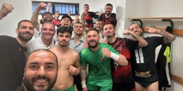 Il Vesuvio fa tutto nel primo tempo: è rossonera la semifinale playoff con la Fortitudo, fuori il Qbr