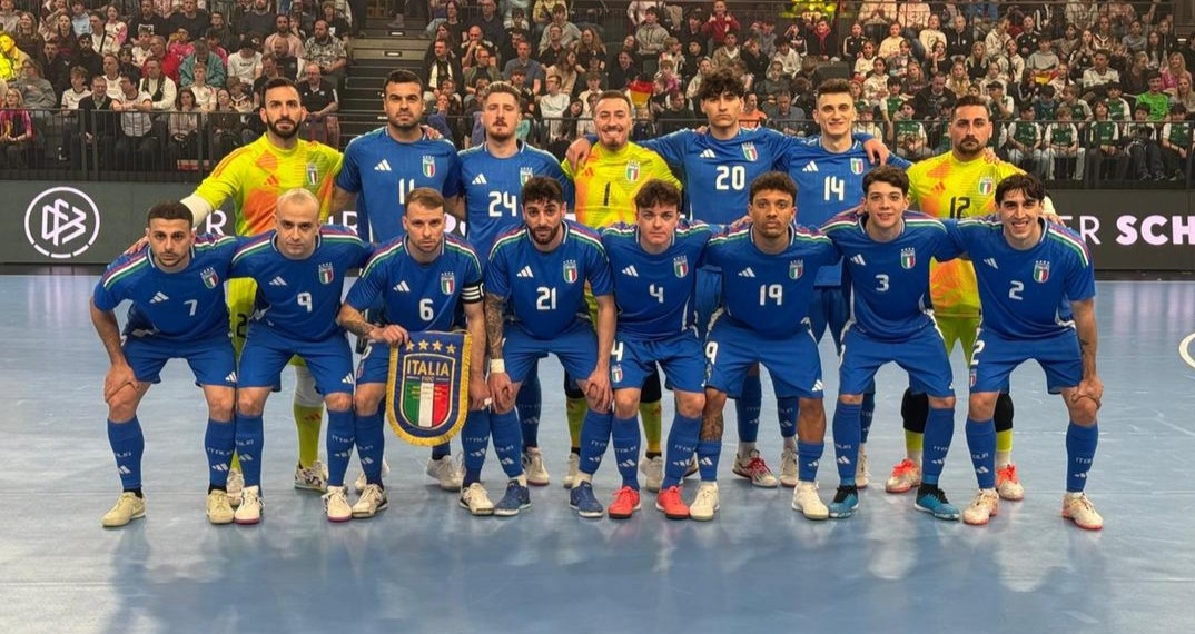 Italfutsal, il nuovo corso parte con un pari in Germania. Samperi: “Risposte positive”