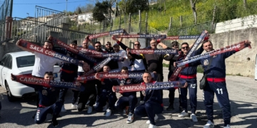 Debutto d’oro per il Sala Consilina: è C2 al primo colpo. Francesco Spinelli: “Traguardo straordinario, continueremo a migliorarci”