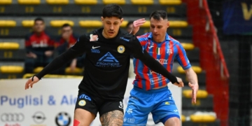 Zampata di Guilhermao: Napoli e Meta si dividono la posta in palio al PalaCatania