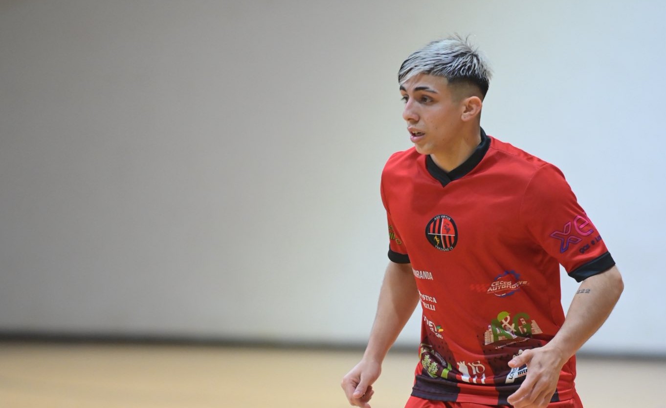 Ariel Alonso in maglia Virtus Terzigno nella stagione appena conclusasi