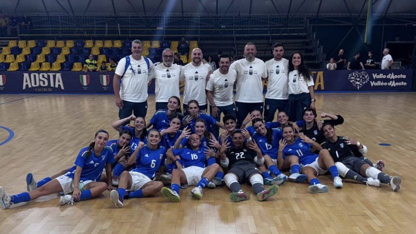 La Nazionale femminile Under 18 brilla ad Aosta, Giuffrida: “Grande spirito di squadra”